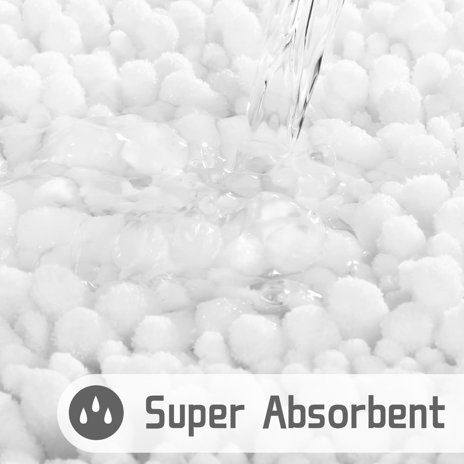 Yimobra Chenille Bath Rug, 60.2 X 24 Inches, Extra Soft & Comfortable Bathroom Mat Rugs, Large Size, Super Absorbent And Thick,